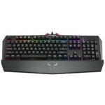 Tastatura gaming mecanica Riotoro Ghostwriter Elite Cherry MX Red neagra iluminare RGB