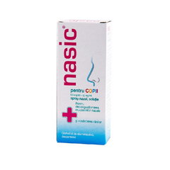 Nasic spray nazal pentru copii 0,5mg/ml + 50mg/ml, 10ml, Cassella Med, CASSELLA MED