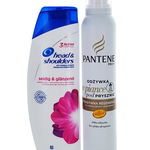 H&S Sampon 300 ml Seidig&Glanzend+Pantene Balsam spuma 180 ml Intensive GRATIS