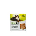 Tabletă antiparazitară Drontal pentru câini de până la 35kg, Vetoquinol