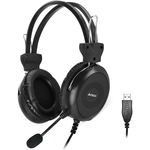 Casti Stereo USB Negru, A4Tech