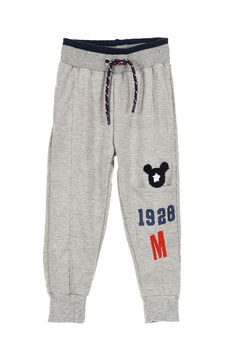 Pantaloni / Pantaloni lungi cu imprimeu Mickey, Gri