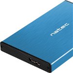 Carcasă Natec 2,5` SATA - USB 3.0 Rhino Go Blue (NKZ-1280), Natec