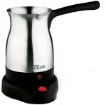 Ibric electric pentru cafea Zilan ZLN-3628, 800W, 300 ml, otel inoxidabil, argintiu