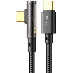 USB to USB-C Prism 90 degree cable Mcdodo CA-3401, 100W, 1.8m (black), Mcdodo