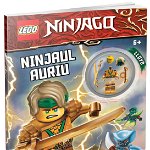 Ninjaul Auriu (carte de activitati cu benzi desenate si minifigurina LEGO ), 