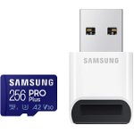 microSDXC PRO Plus MB-MD256SA/EU 256GB, Class 10, UHS-I U3, V30, A2 + Adaptor SD, Samsung