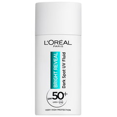 Crema cu textura fluida pentru pete pigmentare, protectie SPF50+, Bright Reveal, 50 ml, LOreal, L'OREAL PARIS