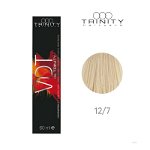Vopsea crema pentru par VDT Trinity Haircare 12/7 Ultra blond maro, 60 ml, Trinity VDT