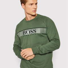 Bluza sport de casa cu imprimeu logo Authentic Bluza sport de casa cu imprimeu logo Authentic