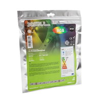 Banda LED RGB dublu-adeziva pentru interior Arelux Xfill SMD 5050, 24 V, 72 W, lumina multicolora, 5 m, IP20