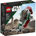 Jucarie 75344 Star Wars Boba Fetts Starship Microfighter Construction Toy, LEGO