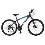 Bicicleta MTB-HT CARPAT C2999H, roti 29inch, cadru aluminiu 18inch, 21 viteze (Negru/Albastru) , CARPAT