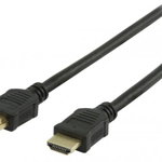 Cablu HDMI1.4 cu ethernet 15+1p tata - HDMI 15+1p tata aurit CCS 1.0m