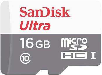Card memorie MICROSDHC 16GB CL10 SDSQUNS-016G-GN3MN, SANDISK