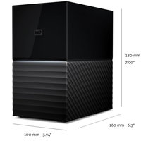 HDD extern WD, 20TB, My Book Duo, negru, USB 3.0