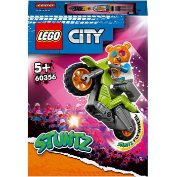 LEGO City Medve kaszkadőr motorkerékpár 60356 10 darabos, LEGO