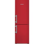 Combina frigorifica Liebherr CNfr 4335, 321 L, A+++, congelator NoFrost, H 185 cm, DuoCooling, SuperFrost, Rosu, Liebherr