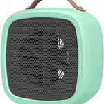 Incalzitor ventilator electric Cincobabé, verde, 500 W, 11 X 14 X 14 cm