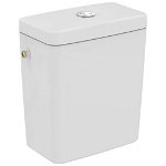 Rezervor Ideal Standard pentru vas wc pe pardoseala Connect Cube, alimentare laterala, alb - E797101, Ideal Standard