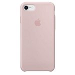 Husa de protectie Apple pentru iPhone 8 / iPhone 7, Silicon, Pink Sand