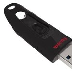 Memorie USB Ultra 128GB USB Type-A 3.0 Negru, Sandisk