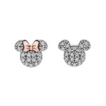 Cercei Disney duet Mickey Mouse si Minnie Mouse - Argint 925 si Cubic Zirconia, Disney