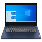 Laptop Lenovo IdeaPad 3 14IIL05 cu procesor Intel Core i7-1065G7 pana la 3.90 GHz 14inch Full HD 8GB 512GB SSD Intel Iris Plus Graphics Free DOS Abyss Blue