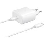 Incarcator retea Super Fast Charging pentru Samsung S22+/S22 Ultra/S23+/S23 Ultra/Note 10+, plus cablu, 45W, USB C, Alb, Oem