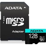 Card de memorie V30S 128GB Premier Pro MicroSDXC Clasa 10 UHS-I U3 + Adaptor SD, ADATA