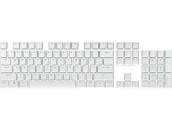 Kit taste pentru tastatura mecanica Corsair PBT DOUBLE-SHOT PRO Arctic White, 104 taste (Alb), Corsair