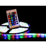 Set 2 benzi RGB LED, cu telecomanda si joc de lumini multicolore, VendaMagConcept