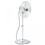 Ventilator cu picior, 3 viteze, 40 cm, crom