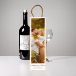Cutie personalizata pentru vin cu o fotografie și text, 1