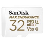 Card de memorie SanDisk micro SD High Endurance Video 32 GB, Class 10, V30, UHS-I U3 + adaptor