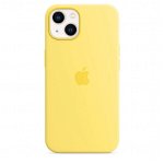 Husa Originala iPhone 13 Apple Silicon Lemon, MagSafe, Zest