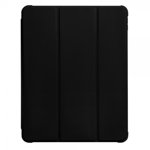 Husa Tableta Upzz Stand Case Smart Cover Pentru iPad Pro 12.9" 2021, Spate Transparent, Functie Stand, Negru, Upzz