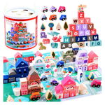 Set de constructie, City Puzzle, 135 de piese, Jokomisiada