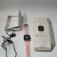 Ceas activity tracker Huami Amazfit GTS 2 mini, Bluetooth 5.0, Waterproof 5 ATM, senzor SpO2 (Roz), Huami