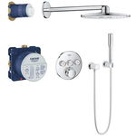 Sistem de dus cu termostat incastrat Grohe Grohtherm Smartcontrol Rainshower SmartActive 310