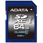 Card Premier 64 GB SDXC - UHS-I, Class10, ADATA