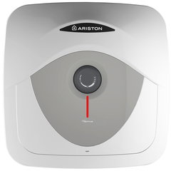 Boiler electric Ariston Andris RS 15U EU, 15 l, 1200 W, Led iluminat, Protectie electrica IPX1, Montare sub chiuveta, Reglaj extern de temperatura