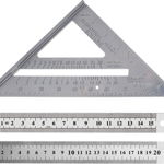 Set de 3 rigle BIGKASI, aluminiu, 18,5/25,5cm, 22cm, 17cm