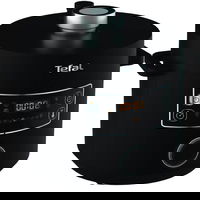 Oala sub presiune electrica TEFAL Turbo Cuisine CY754830, 4.8l, 1090W, 10 programe, negru