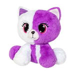 Jucarie de plus Stip - Pisicuta Kitty, alb/mov, 25 cm