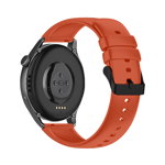 Curea silicon Strap One compatibila cu Huawei Watch GT 3 42mm Orange, OEM