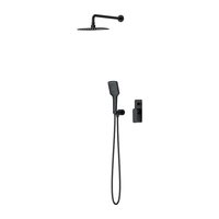 Baterie cada si dus Larga, monocomanda, negru
