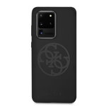 Husa de protectie Guess Silicon Tone pentru Samsung Galaxy S20 Ultra, Black
