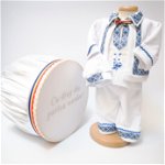 Set Traditional Botez - Costumas baiat Cutie trusou albastru, Magazin Traditional