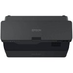 Videoproiector Epson EB-775F, 1920 x 1080 pixeli, 16:9, 4100 lm, 3LCD, 20000 h, Wi-Fi, Negru